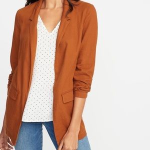 Old Navy Camel 🐪 Rust Linen Blazer